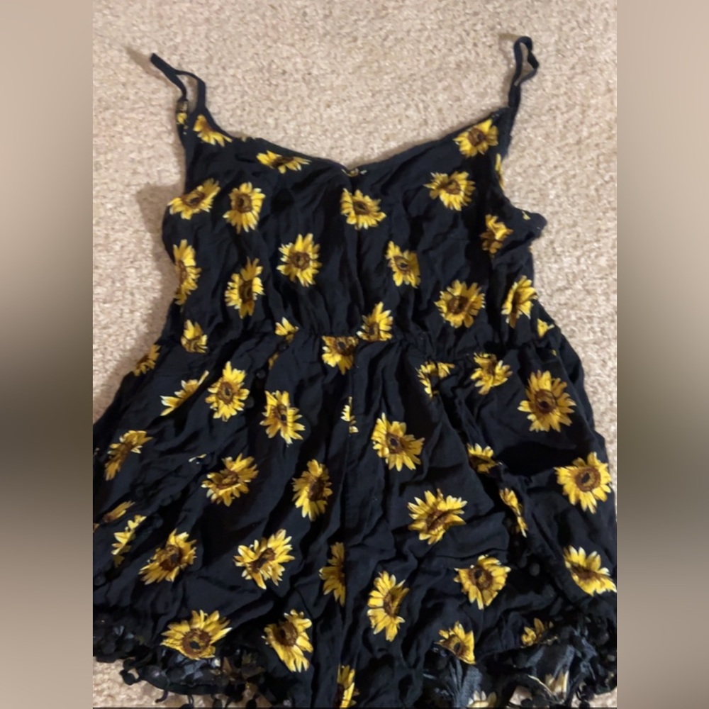 Sunflower romper sold